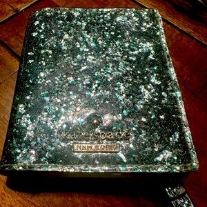 Kate spade glitter wallet